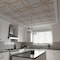 Ekena Millwork 23 38W x 23 38H x 14T Small Lilley Decorative Fretwork Wood Ceiling Panels, Red Oak CELW23X23X0250LEYRO - alternate 4